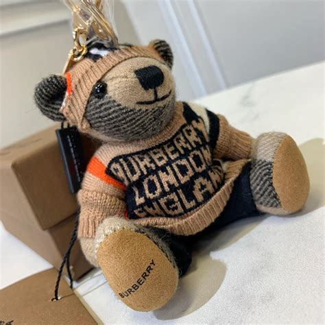 burberry bear keychain fake|burberry backpack keychain.